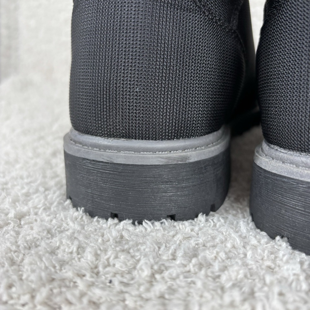 Lugz Boots Womens 6.5 Black Grotto Lace‎ Up Casual Chunky Thick Sole - Picture 10 of 14